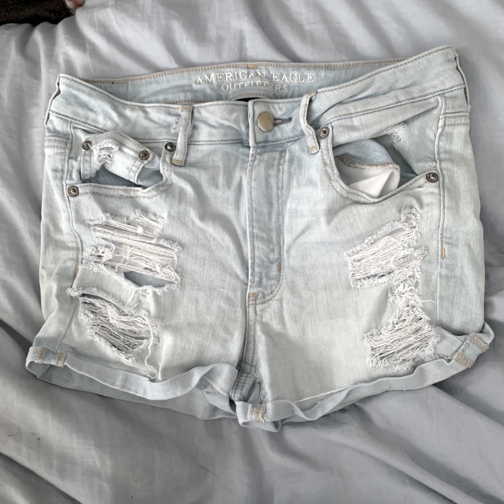 Light blue shorts